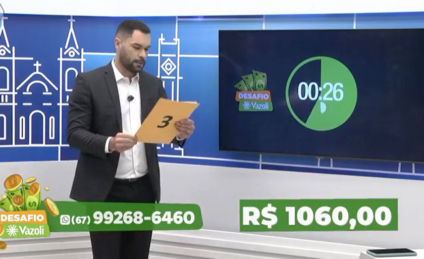 Desafio vai ao ar todos os dias durante o programa TVC Agora - Reprodução/TVC Desafio vai ao ar todos os dias durante o programa TVC Agora - Reprodução/TVC
