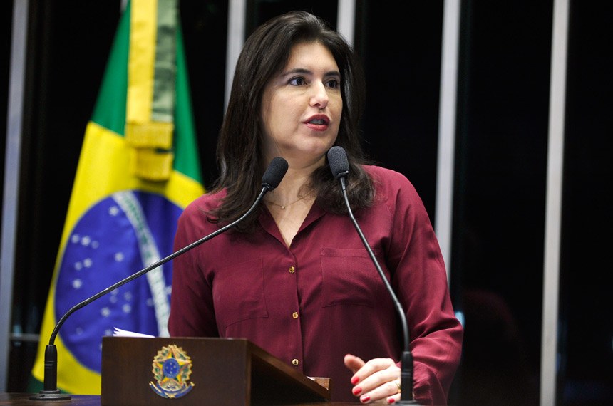 Simone é o nome favorito dentro da sigla para o comando da Casa - Reprodução/Agência Senado