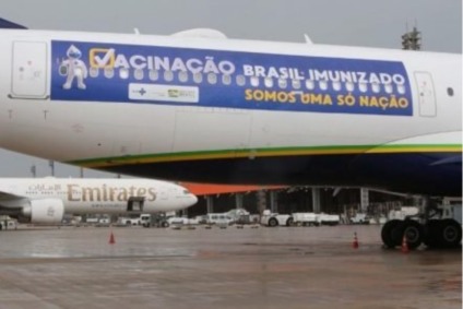 Governo confirma que vacinas da Índia chegam ao Brasil nesta sexta-feira (22) - Foto: Divulgação Governo confirma que vacinas da Índia chegam ao Brasil nesta sexta-feira (22) - Foto: Divulgação
