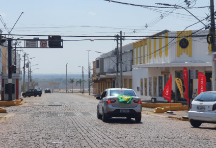 Pouca movimentação foi observada em Corumbá nesta terça-feira (7). - Foto: Rodolfo César