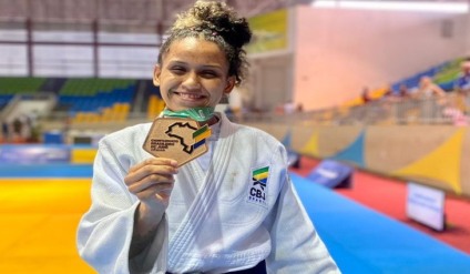 Aléxia Vitória conquistou o penta no Brasileiro de Judô - Foto: Divulgação