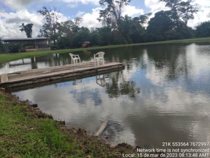 Segundo testemunha a represa foi construída a sete anos, a proprietária foi autuada administrativamente e deve remover a construção que foi feita sem licença ambiental - Foto:Divulgação/PMA-MS