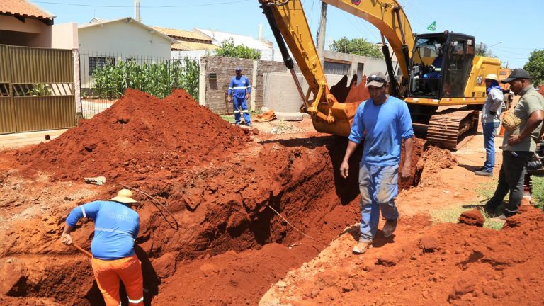 Obras começaram em outubro do ano passado - Foto: Divulgação/Prefeitura de Campo Grande