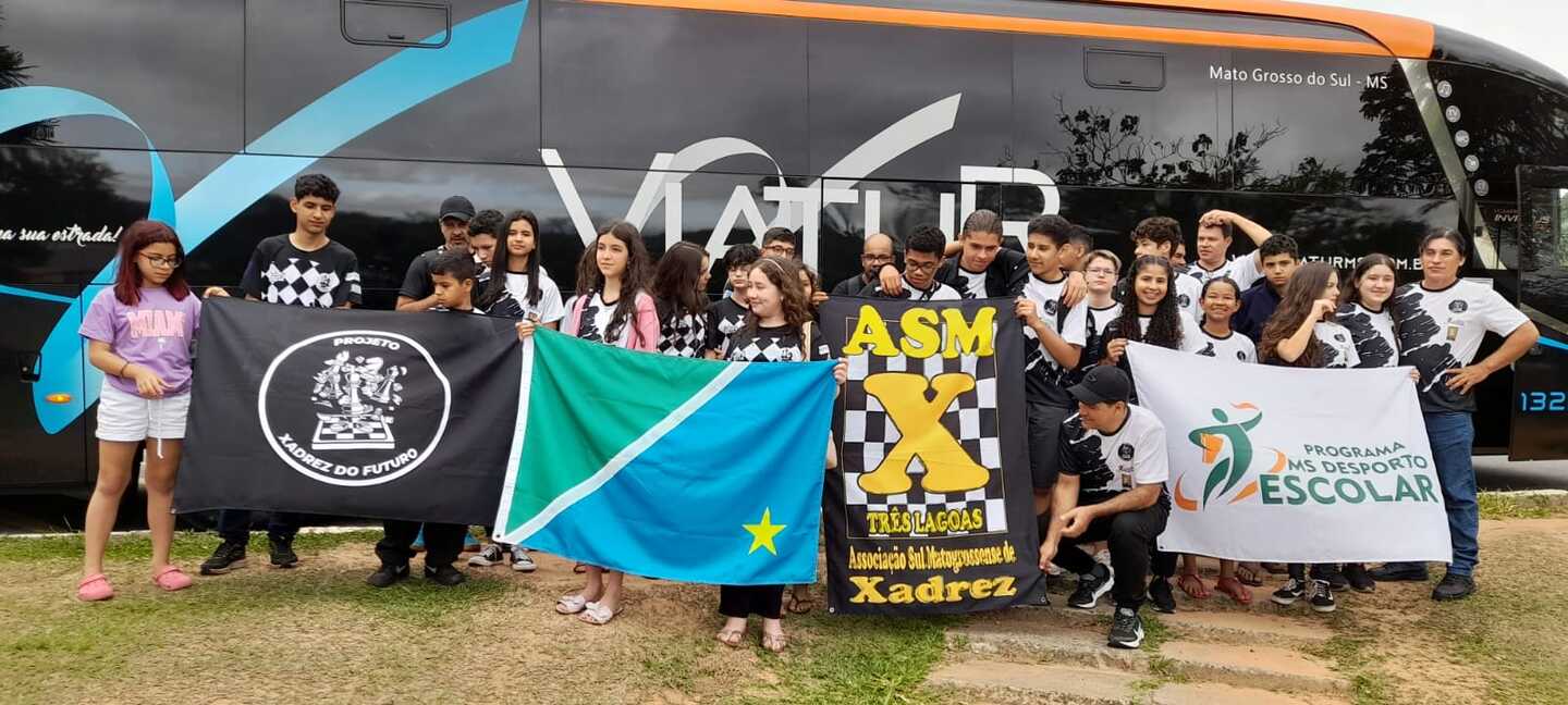 Delegação sul-mato-grossense - Foto: Divulgação/Fundesporte