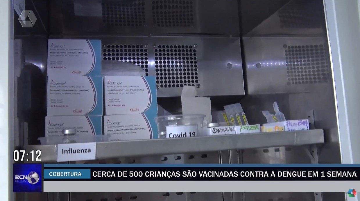 Cerca de 500 crianças são vacinadas contra a dengue em 1 semana em Três Lagoas