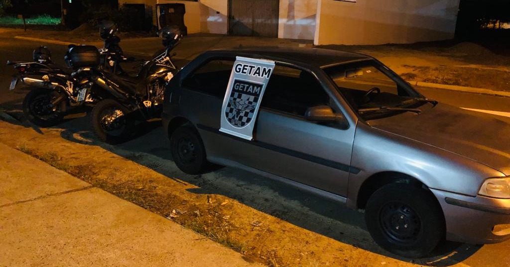 Carro havia sido furtado no dia 7 de setembro, no bairro Jardim Primaveril - Divulgação/Polícia Militar