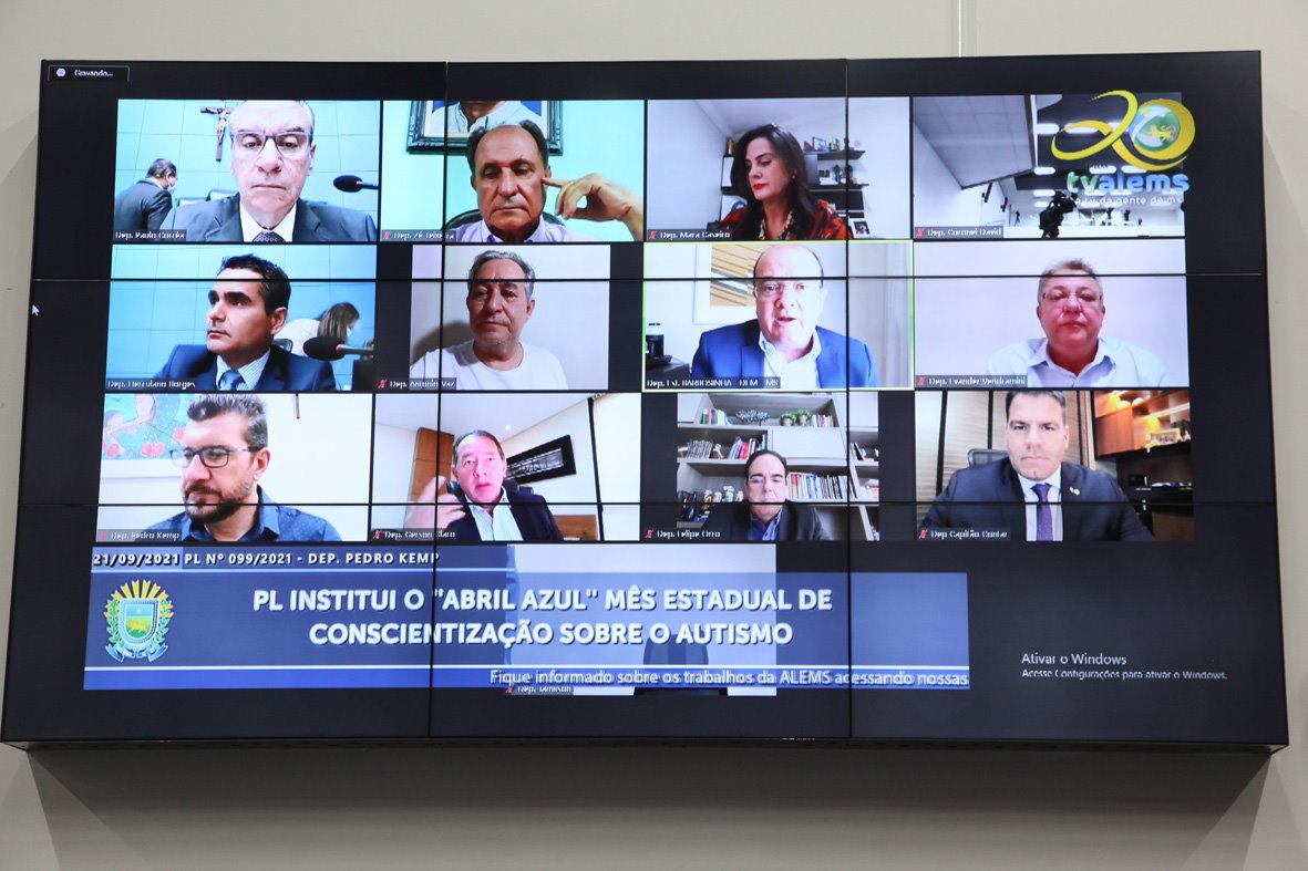 Deputados aprovaram projeto de conscientização sobre autismo - Foto: Assembleia Legislativa de Mato Grosso do Sul