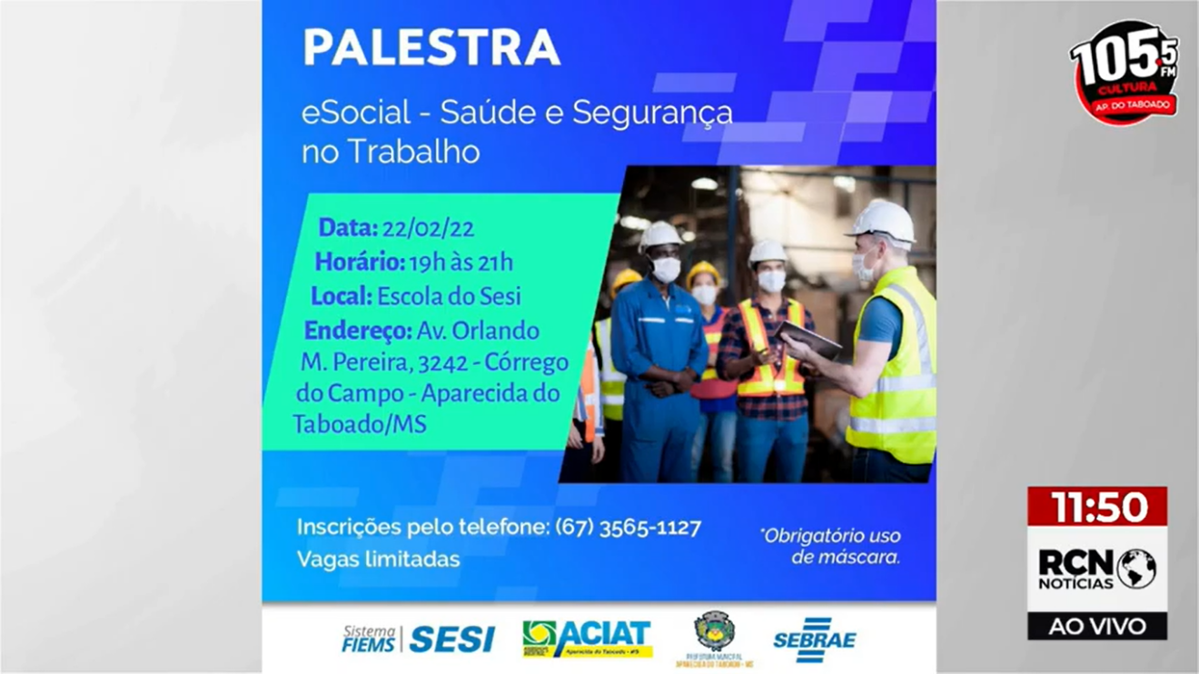 Palestra do SEBRAE sobre eSocial oferece 60 vagas para micro e pequenas empreendedores - SEBRAE