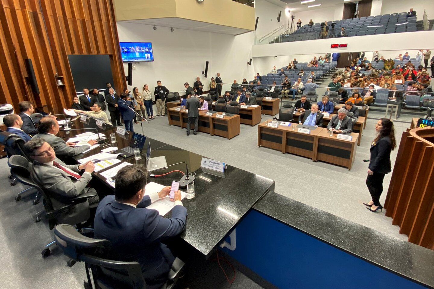 Sessão plenária desta terça-feira (30) na Assembleia Legislativa de Mato Grosso do Sul - Foto: Divulgação/Alems