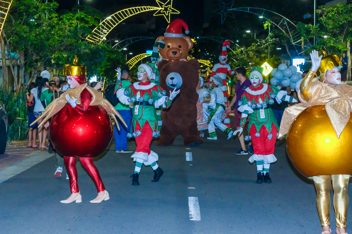 A Parada Natalina foi uma das atrações do Natal 2022 - Foto: Reprodução/ Prefeitura de Campo Grande