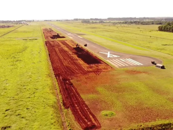 Aeroporto de Dourados continua em obras - Foto: Divulgação