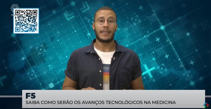 Vinícius Leal apresenta o quadro semanal, F5 - Reprodução/TVC