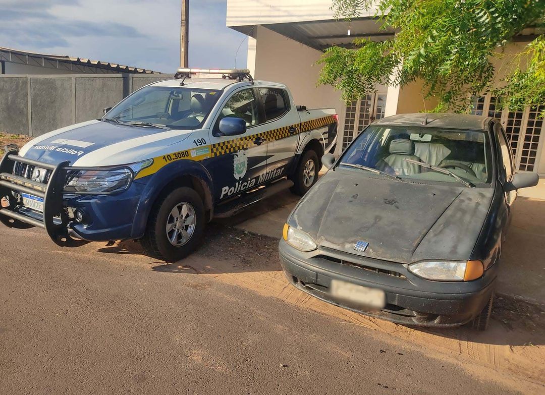 Ladrão teria aberto e dado partido em carro usando chave de fenda - Fonte: Divulgação/Polícia Militar