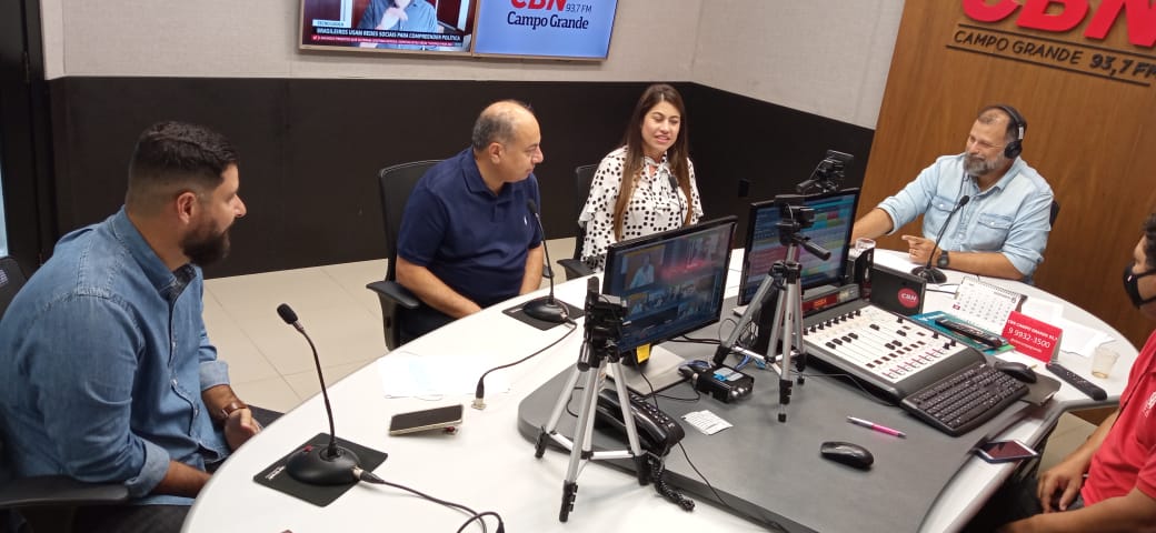 Karim Katurchi,Gabriel Chelotti, Scheila Canto e Paulo Cruz - Foto: Geliel Oliveira/CBN