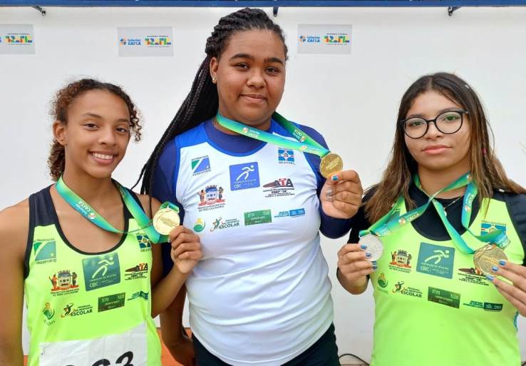 Foram conquistadas 10 medalhas em diversas modalidades do atletismo. - Divulgação