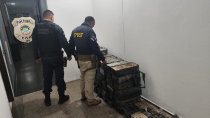 Foram apreendidos 649kg de cocaína - Foto: Divulgação/PF