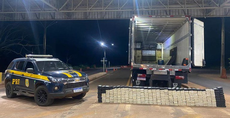 A apreensão representa um prejuízo em mais de 43,6 milhões de reais para o crime organizado - Foto:Divulgação/PRF-MS