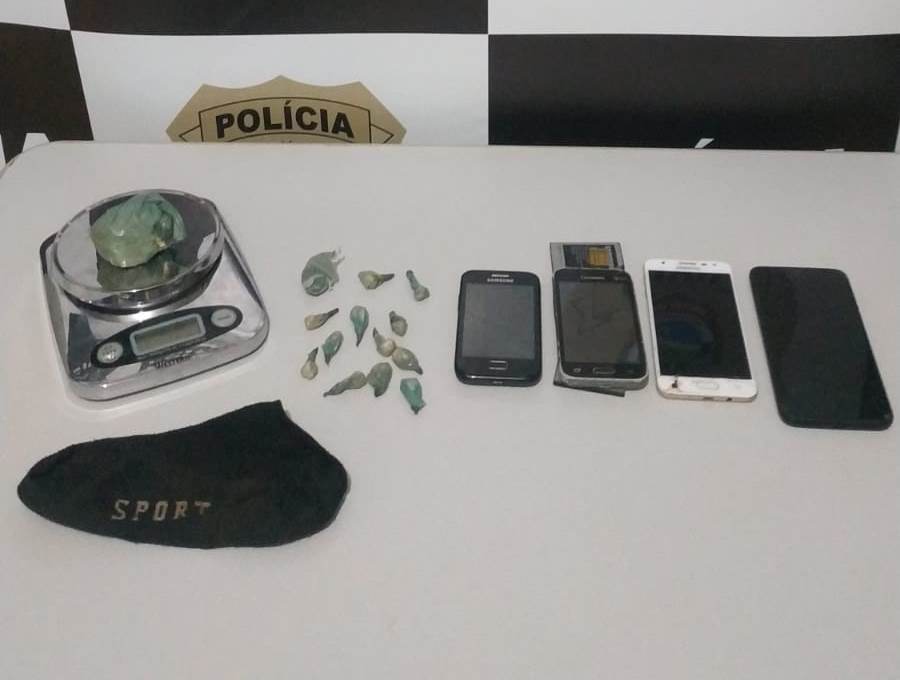 A droga foi enviada a delegacia de Selvíria - Divulgação/ Polícia Civil