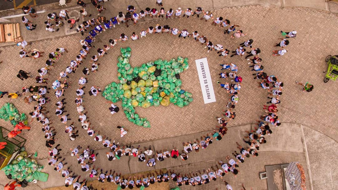 Dia mundial de limpeza promove mutirões de limpeza em espaços públicos - Foto: Reprodução/Greenpeace Brasil