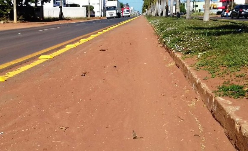 Motoristas e ciclistas têm reclamado da situação da avenida Ranulpho Marques Leal - Ilustração: Arquivo/Jpnews