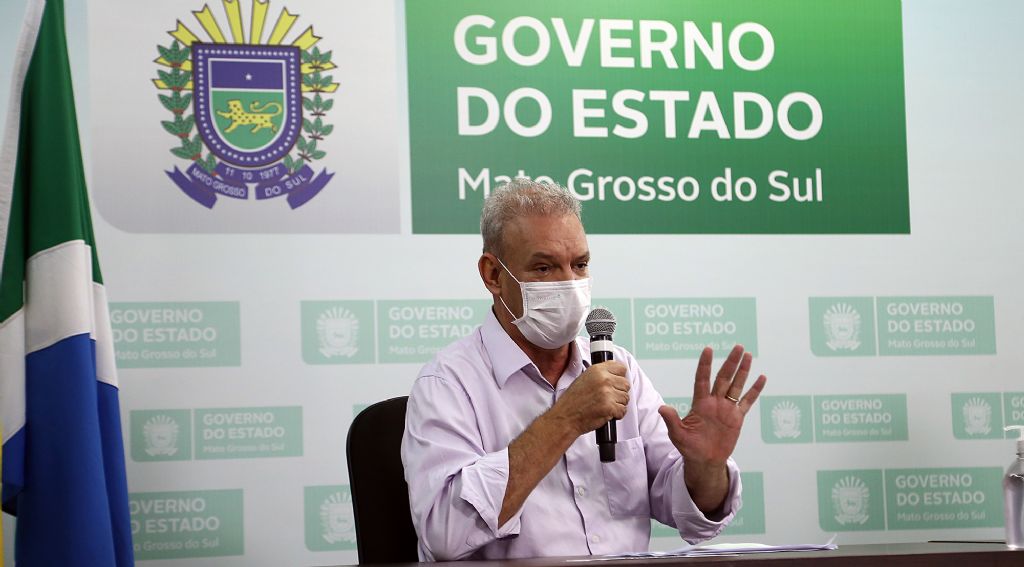 Sec. Geraldo Resende durante live da Secretaria Estadual de Saúde - Foto: Edemir Rodrigues