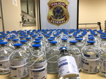 Foram apreendidos mais de 250 frascos de medicamento de origem estrangeira - Foto:Divulgação/PF-MS Foram apreendidos mais de 250 frascos de medicamento de origem estrangeira - Foto:Divulgação/PF-MS