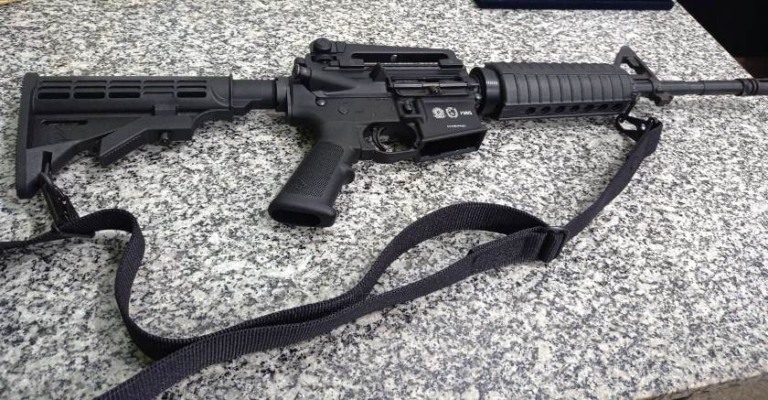 Fuzis reforçam armamento da Polícia Militar de Três Lagoas - Divulgação/2°BPM