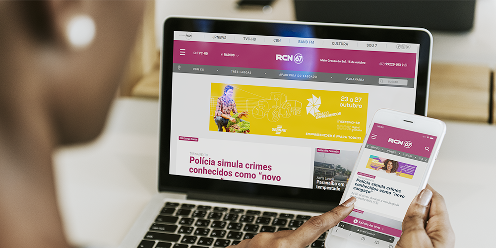 O novo portal integra todo conteúdo informativo e de entretenimento gerado para os veículos de comunicação do Grupo RCN - Divulgação