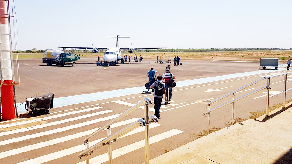 Reunião entre representantes da Latam participaram de uma reunião com secretário e diretor da prefeitura para obter informações sobre o aeroporto - Divulgação