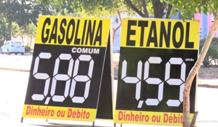 Mercardo > Com a redução do ICMS, o gverno quer deixar o etanol mais competitivo em relação a gasolina - Divulgação