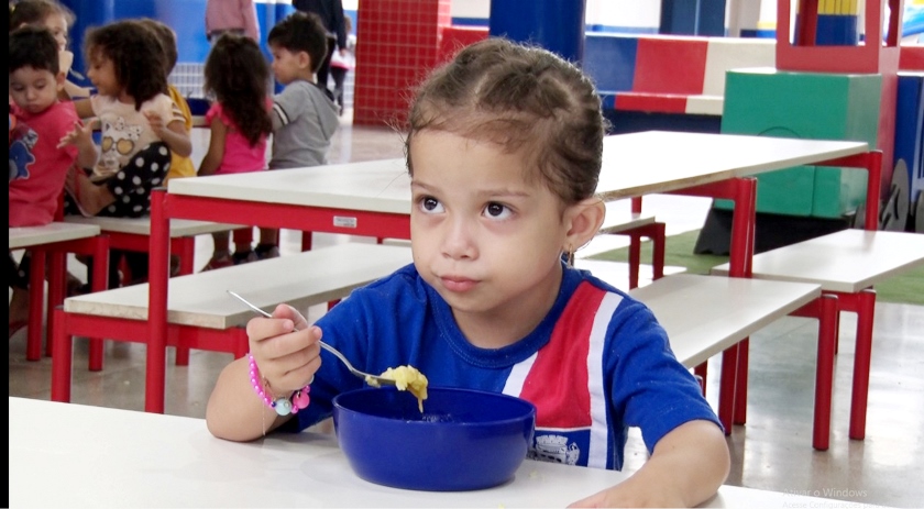 Refeições em CEIs e escolas são preparadas seguindo as necessidades da patologia de cada aluno - Reprodução TVC HD