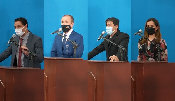 Apenas o vereador Marco Antônio Benites (PSL), votou em branco em todos os cargos - JPNEWS