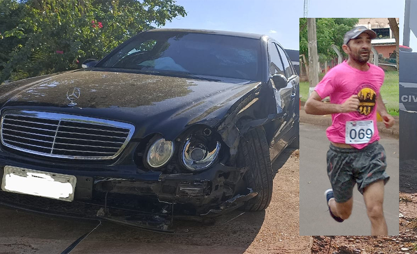 O atleta Luiz Lucas estava em uma moto, quando foi atingida pelo carro, e teve a perna amputada - Divulgação