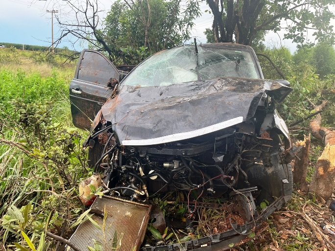 Ocorrência foi registrada na tarde domingo (22), entre Brasilândia e Três Lagoas, na BR-158. - Divulgação/PRF