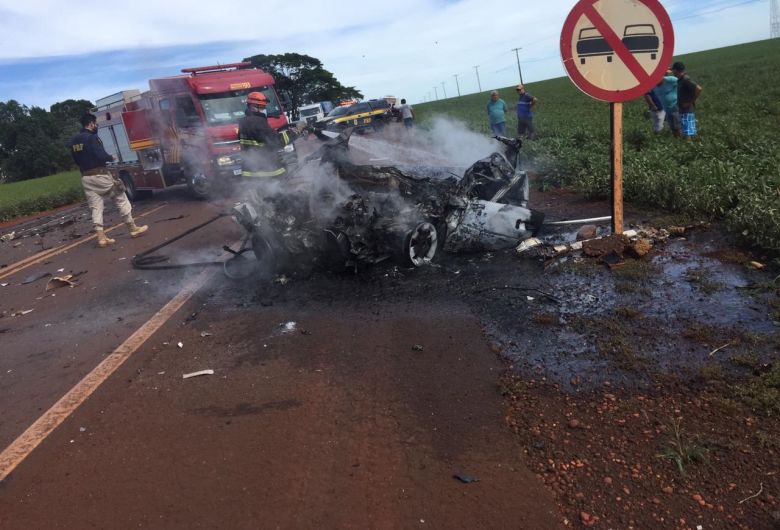 Acidente aconteceu no fim de semana entre Dourados e Fátima do Sul. - Foto: Divulgação