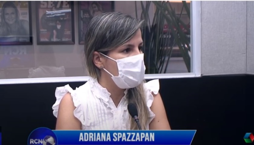 Coordenadora do Setor de Vigilância Epidemiológica, Adriana Spazzapan - Reprodução TVC