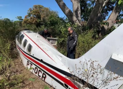 Avião veio de Santa Catarina com destino a Mato Grosso do Sul - Foto: Divulgação Dracco