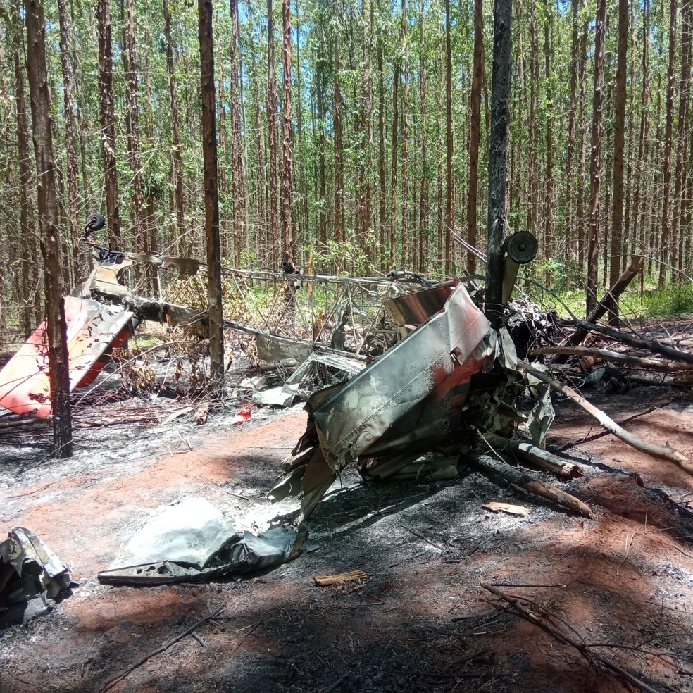 Acidente aconteceu em lavoura de fazenda localizada entre Bataguassu e Brasilândia. - Foto: Divulgação/Corpo de Bombeiros