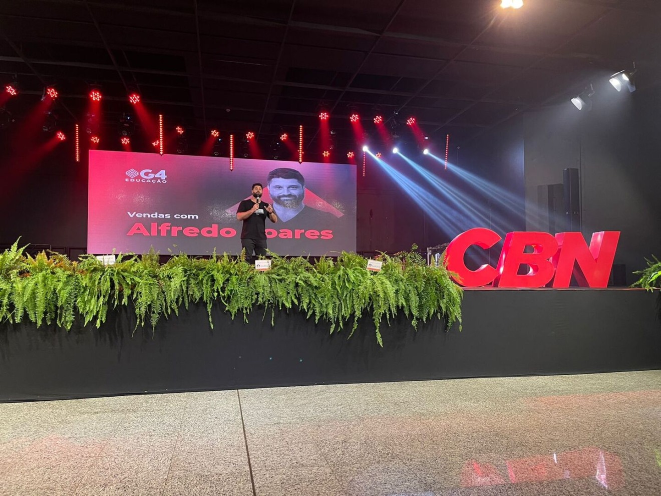 Palestra de Alfredo Soares acontece em Campo Grande, no Aliançados Arena. - Foto: Isabelly Melo