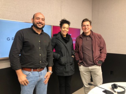 Rodrigo Patussi da Terra Desenvolvimento, Thais Cintra e Éder Campos - Foto: Alifen Marques