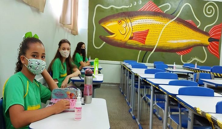 Escolas tiveram aulas presencias só no ano passado - Divulgação Portal do MS