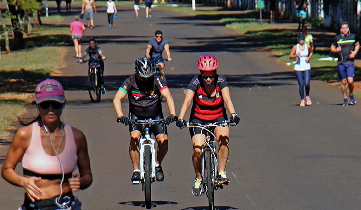 Local é opção para quem gosta de pedalar. - Foto: Chico Ribeiro/Portal de MS