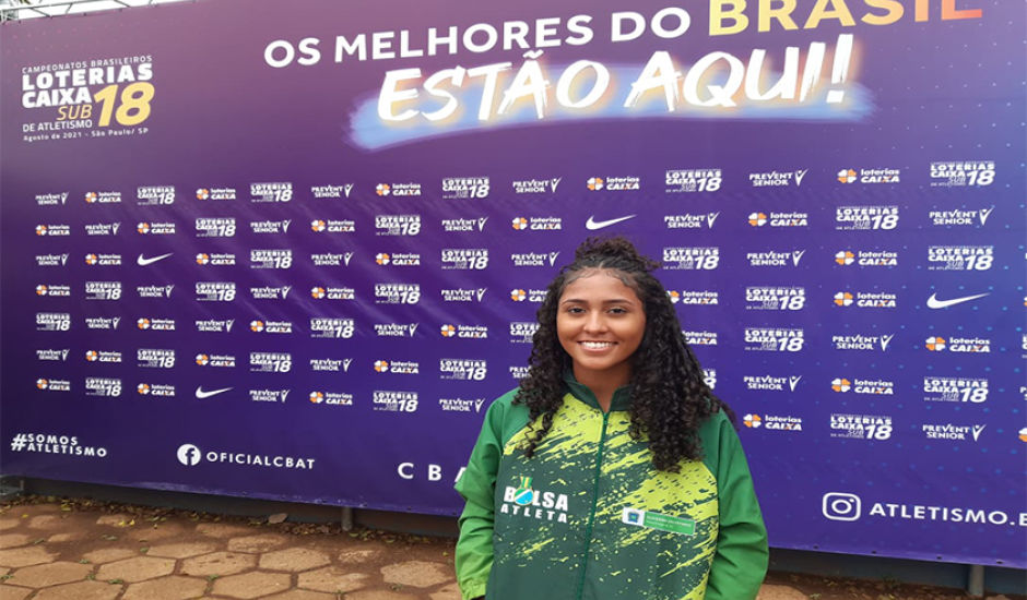 Ana Laura Cordeiro, aluna do projeto de atletismo será nossa representante - Arquivo/JPNews