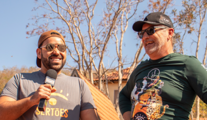 Alan Fernandes e Renato Perotti, organizador do Rally - Foto: Divulgação