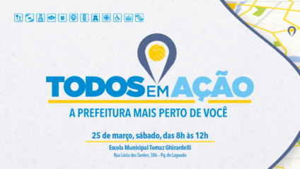 A ação será realizada durante o sábado de manha na Escola Municipal Tomaz Ghirardelli, oferecendo mais de 70 serviços a população - Foto:Divulgação/PREFCG