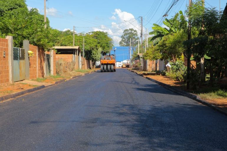 Bairro está com as ruas 100% pavimentadas. - Foto: Divulgação/Assessoria