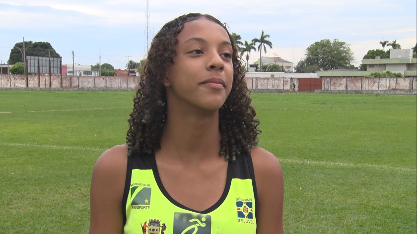 Atleta disputou os Jogos Escolares Brasileiros 2023, em Brasília. - Reprodução/TVC