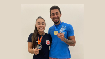 A conquista mais recente do casal foi nos Jogos Abertos de Campo Grande - Foto: Reprodução/Instagram