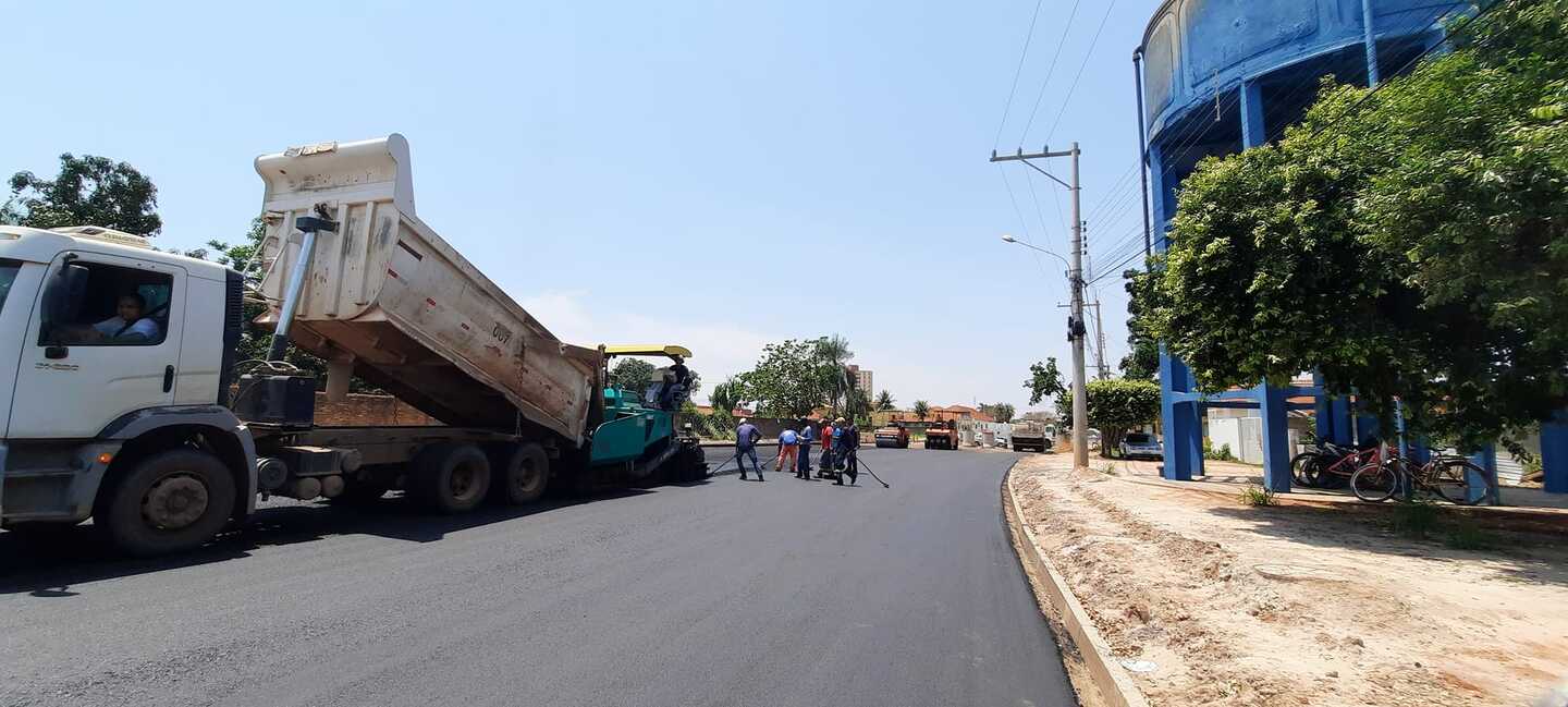 Obras na avenida Custódio Andries seguem em ritmo acelerado - Divulgação