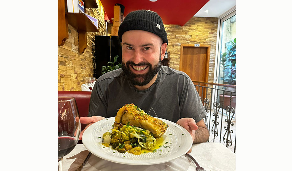 Bacalhau, prato típico português - Arquivo pessoal